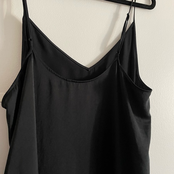 Black Midi Slip Dress - Picture 4 of 8
